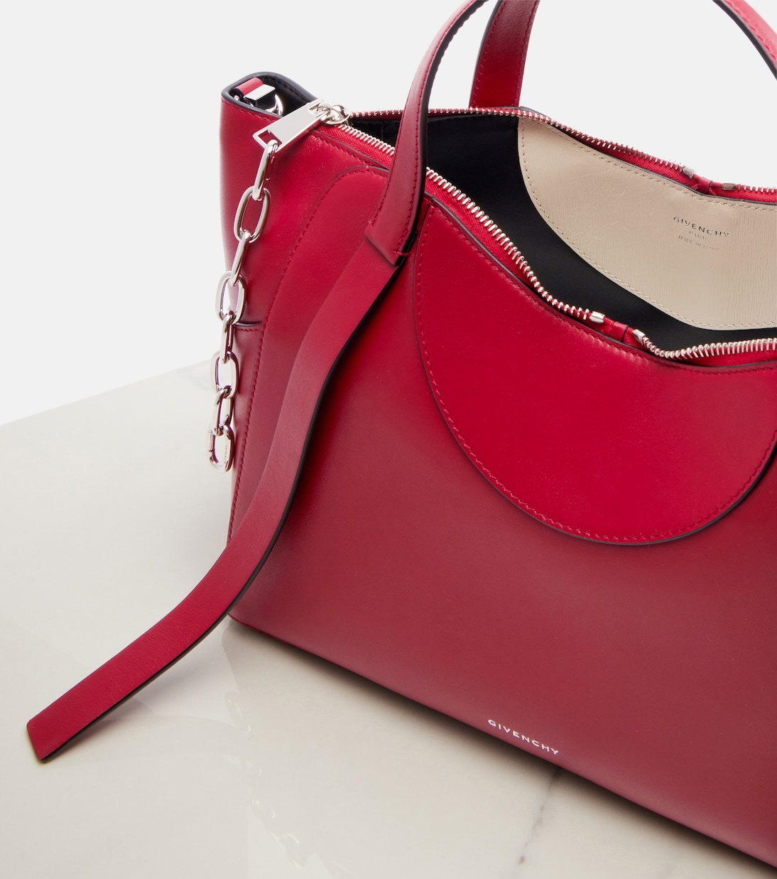 Henkeltasche The Snatch Medium aus Leder | Givenchy