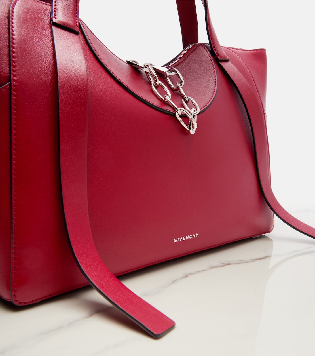 Henkeltasche The Snatch Medium aus Leder | Givenchy