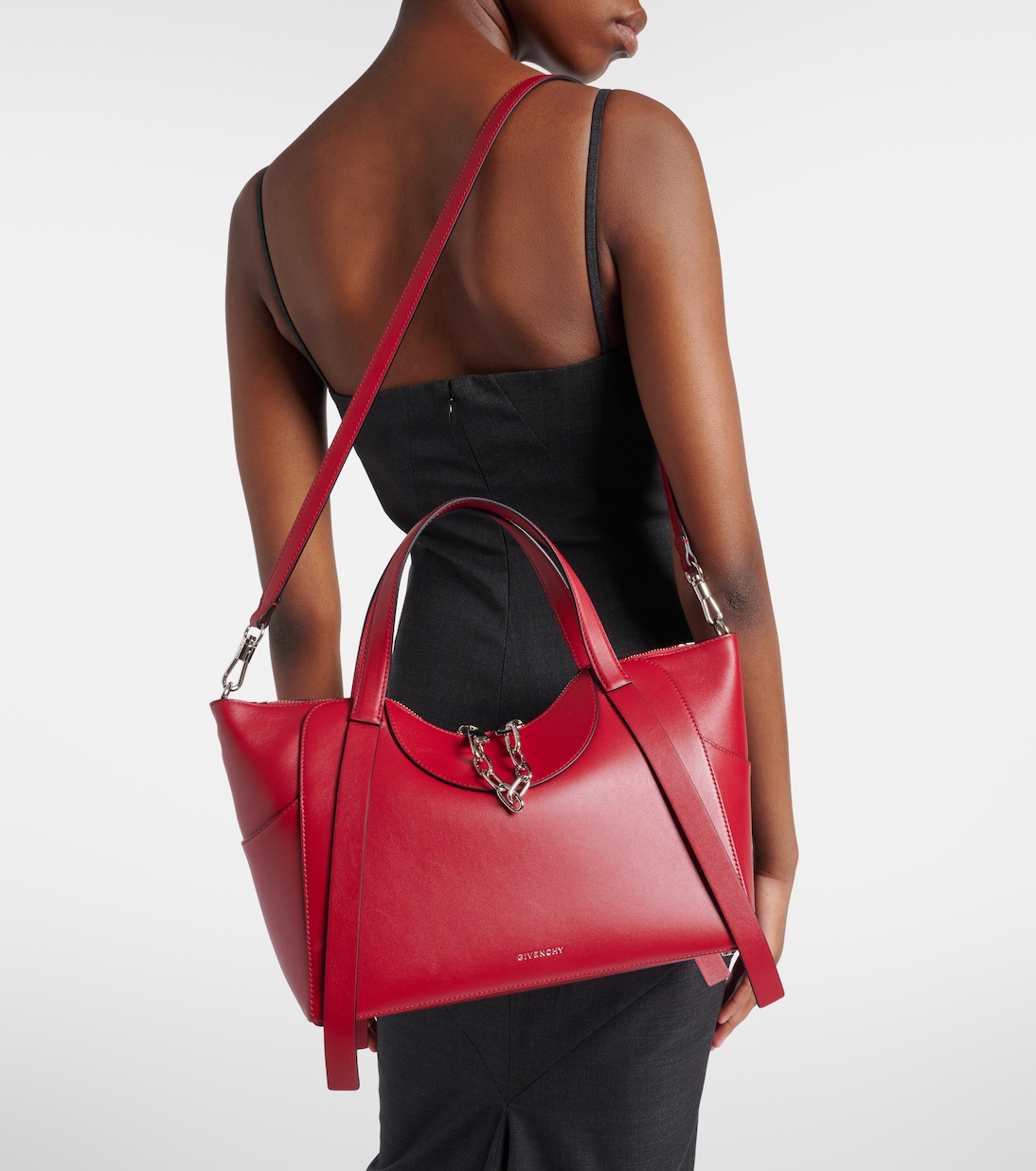 Henkeltasche The Snatch Medium aus Leder | Givenchy