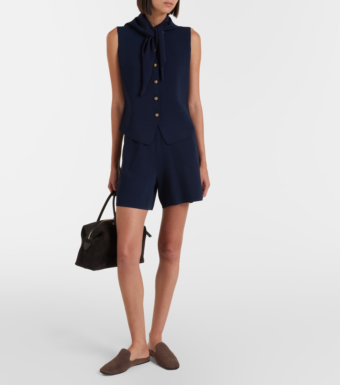 Knitted crêpe shorts | Max Mara