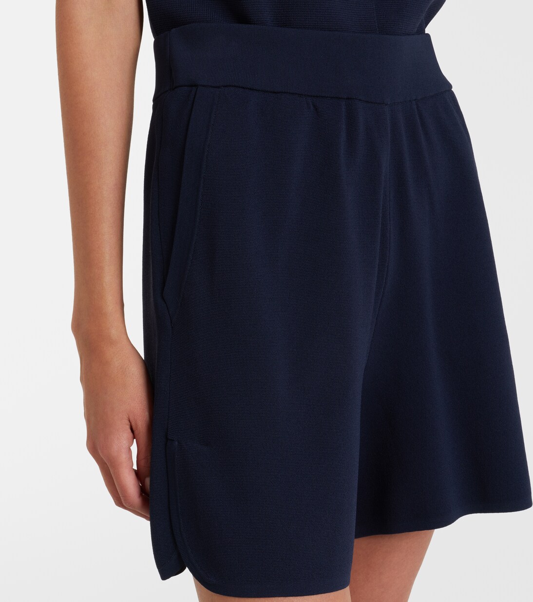 Knitted crêpe shorts | Max Mara