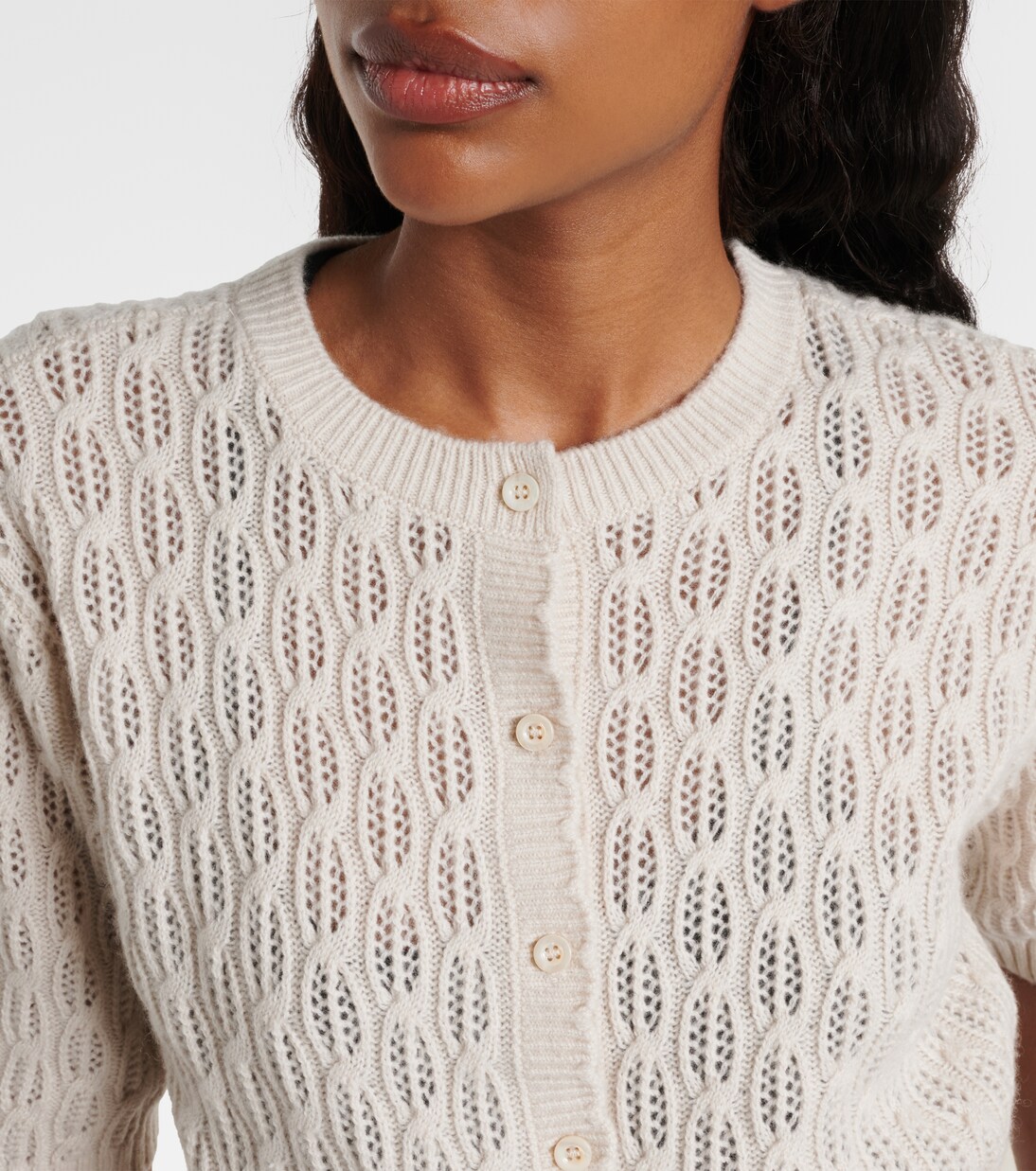 Clover wool and cashmere cardigan | Frame