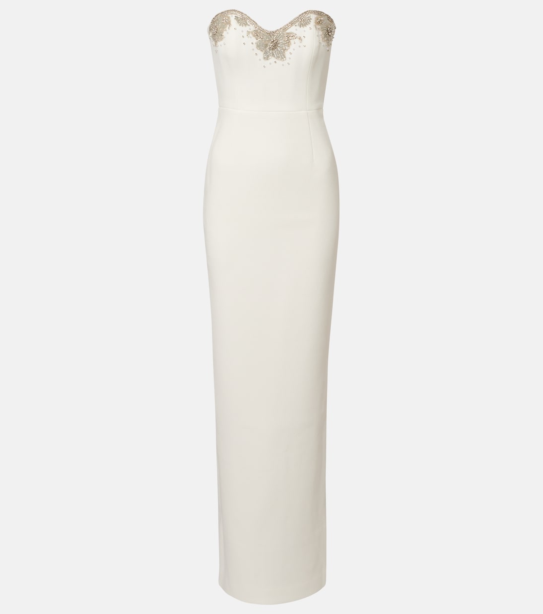 Bridal Melva embellished crêpe gown | Rebecca Vallance