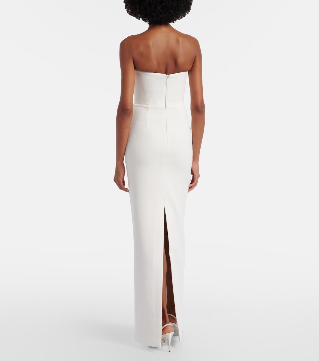 Bridal Melva embellished crêpe gown | Rebecca Vallance