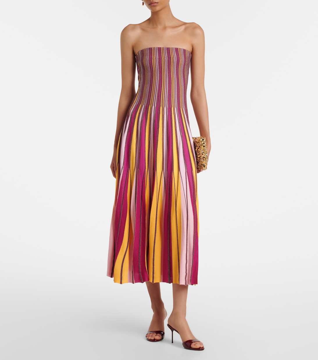 Soleil striped midi dress | Simkhai