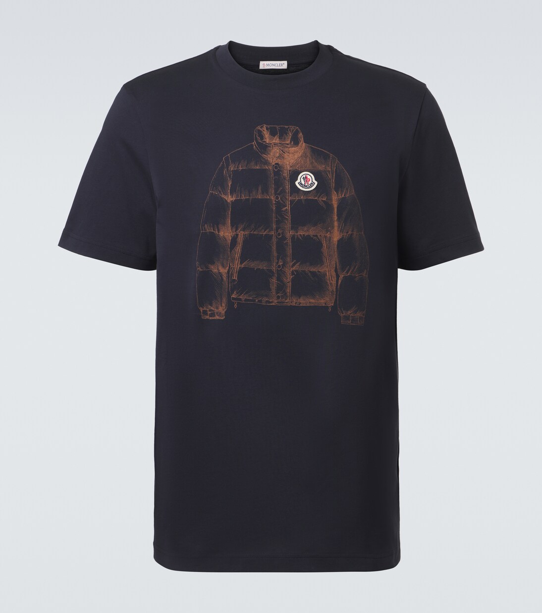 Printed cotton jersey T-shirt | Moncler