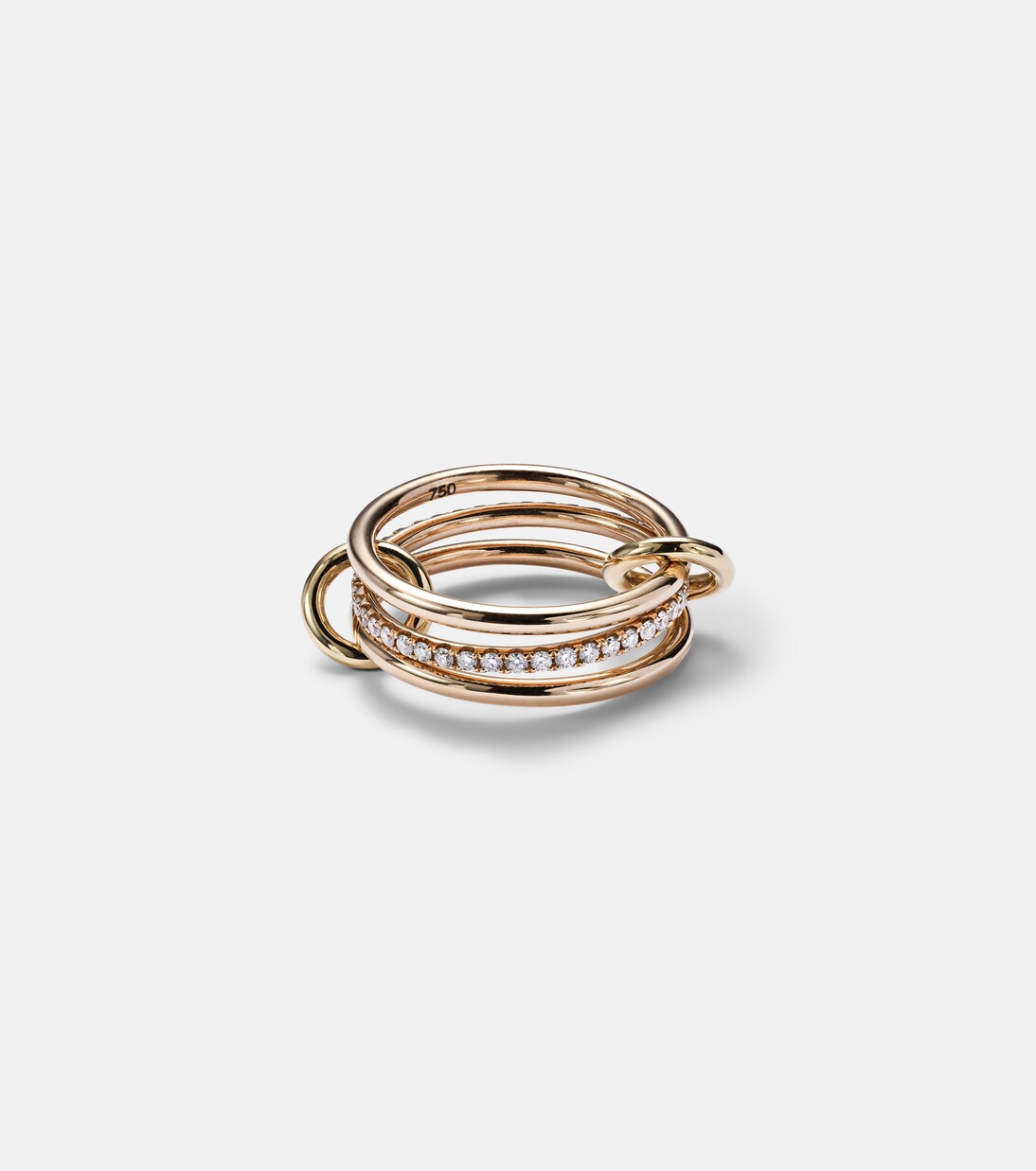 Sonny Gold 18kt rose gold and diamond ring | Spinelli Kilcollin