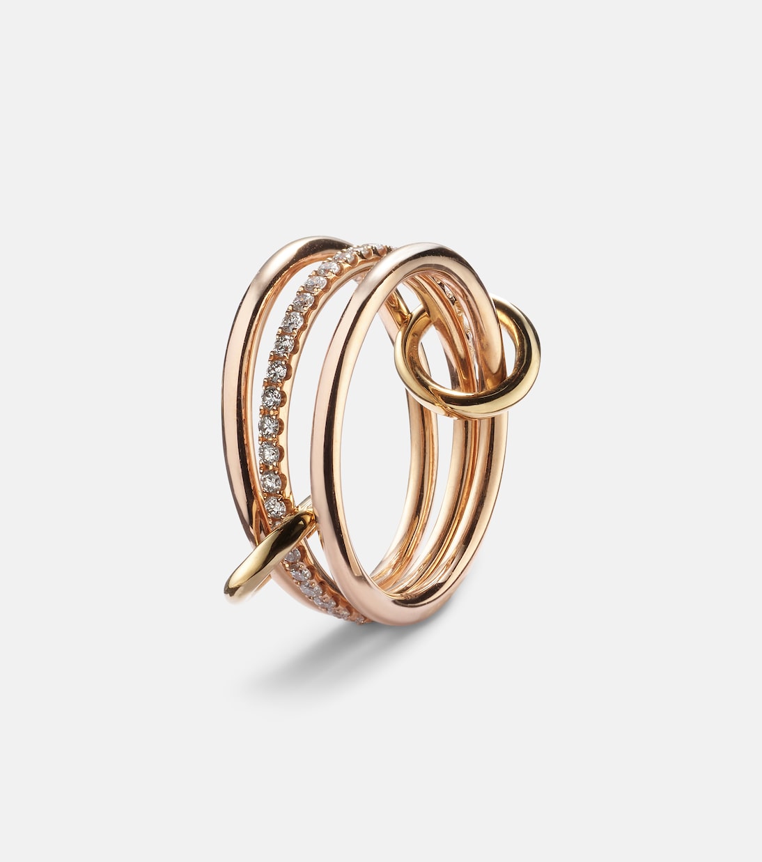 Sonny Gold 18kt rose gold and diamond ring | Spinelli Kilcollin
