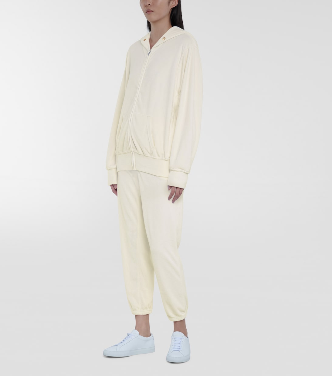 Kapuzenjacke aus Samt | Les Tien