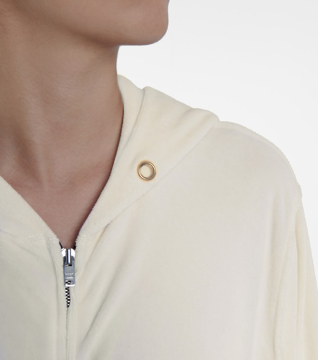 Kapuzenjacke aus Samt | Les Tien