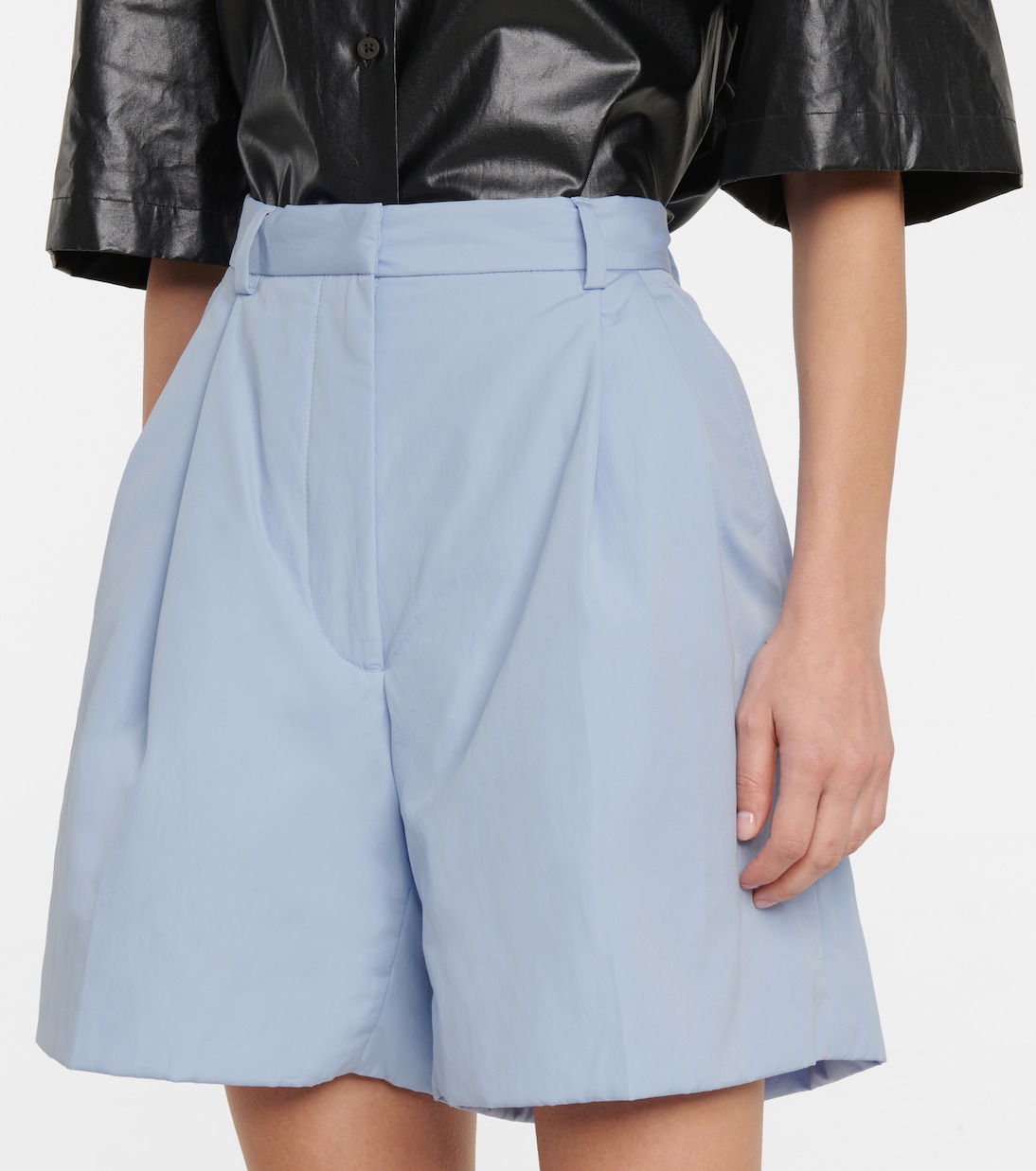 High-Rise Shorts aus Baumwolle | Dries Van Noten