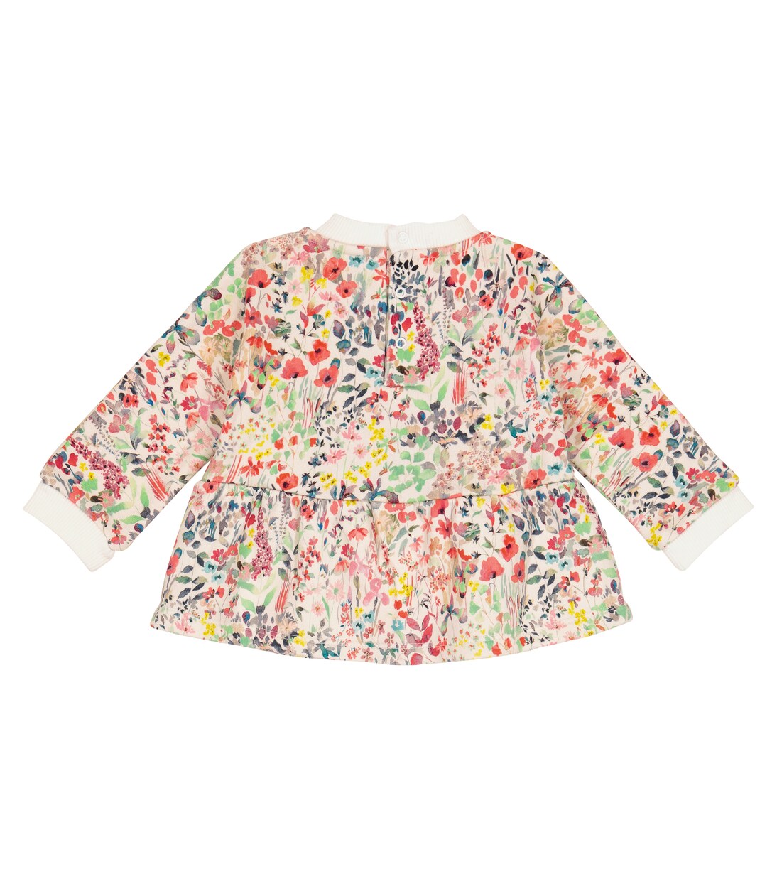 Baby floral cotton sweatshirt | Bonpoint