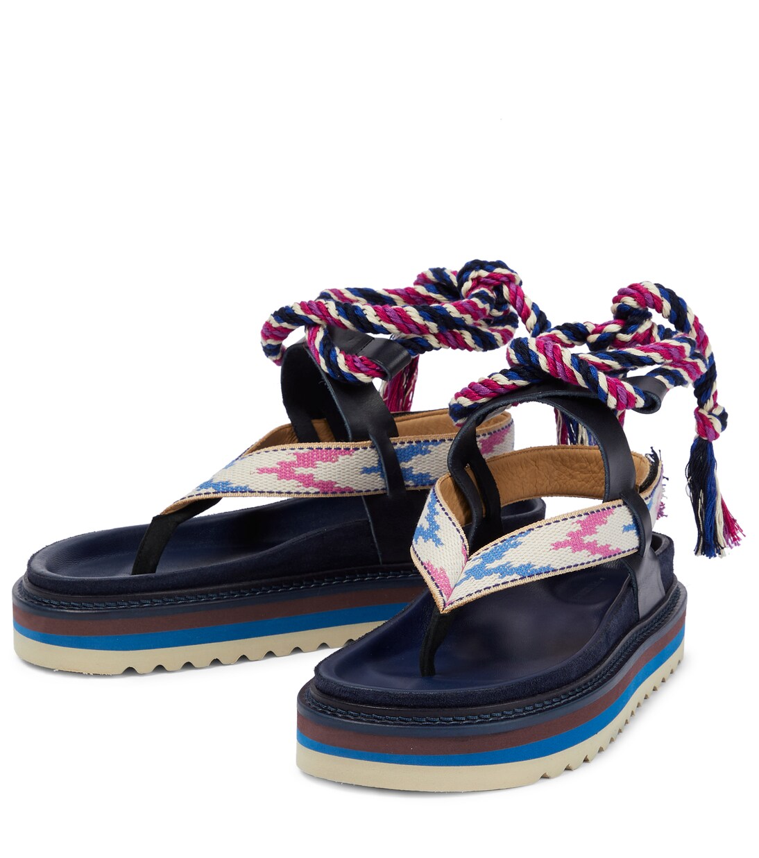 Edeme leather platform thong sandals | Isabel Marant