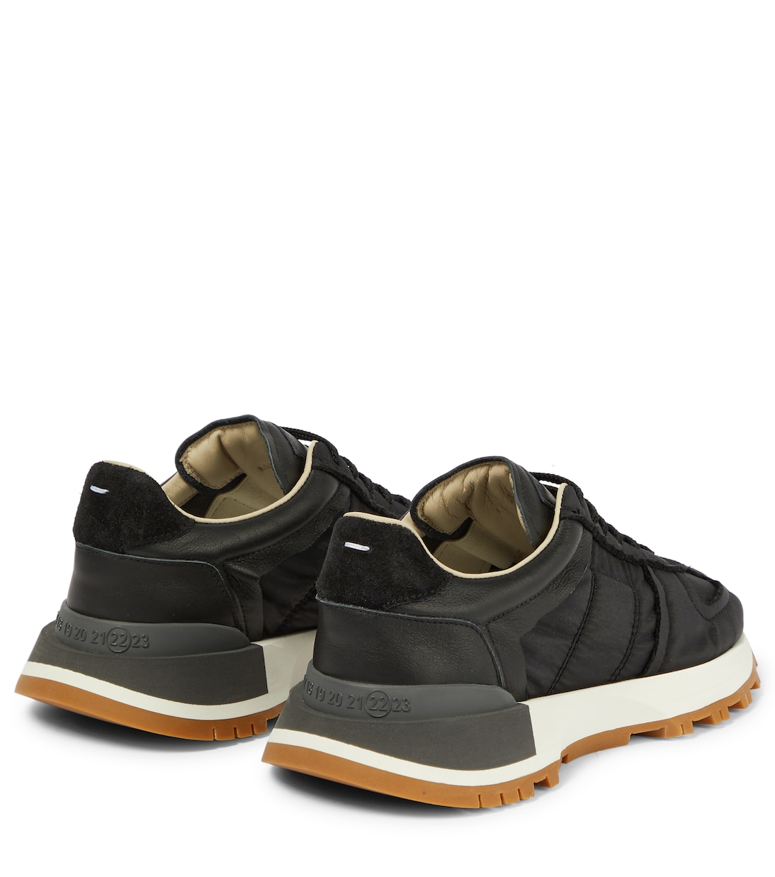Sneakers aus Nylon und Veloursleder | Maison Margiela