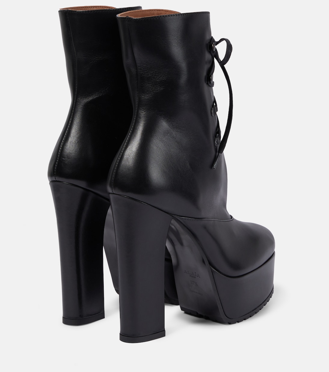Trekk 135 leather ankle boots | Alaïa