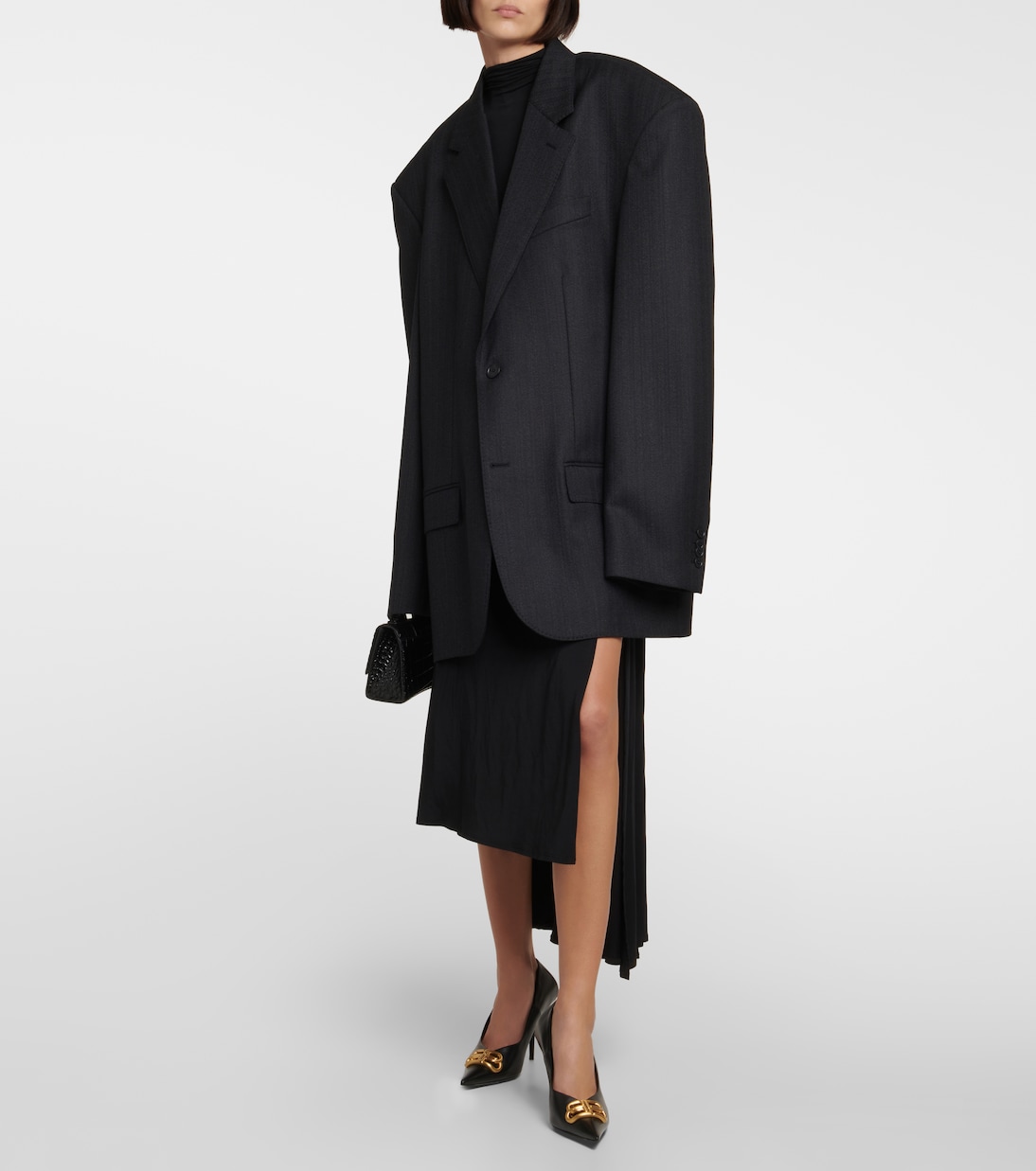 Pumps Square Knife BB aus Leder | Balenciaga