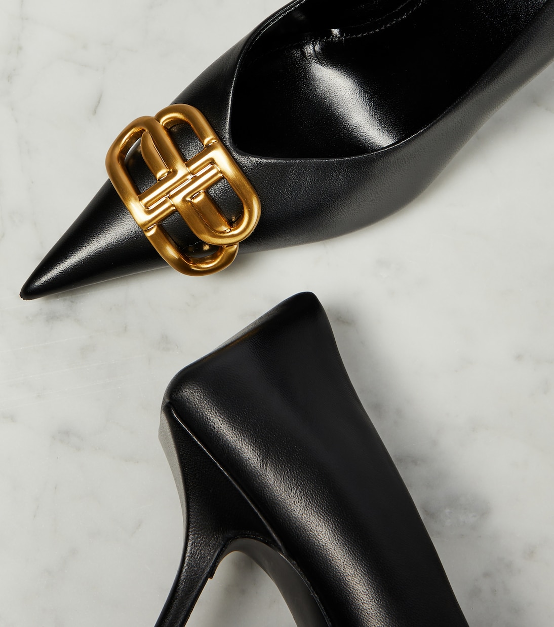 Pumps Square Knife BB aus Leder | Balenciaga