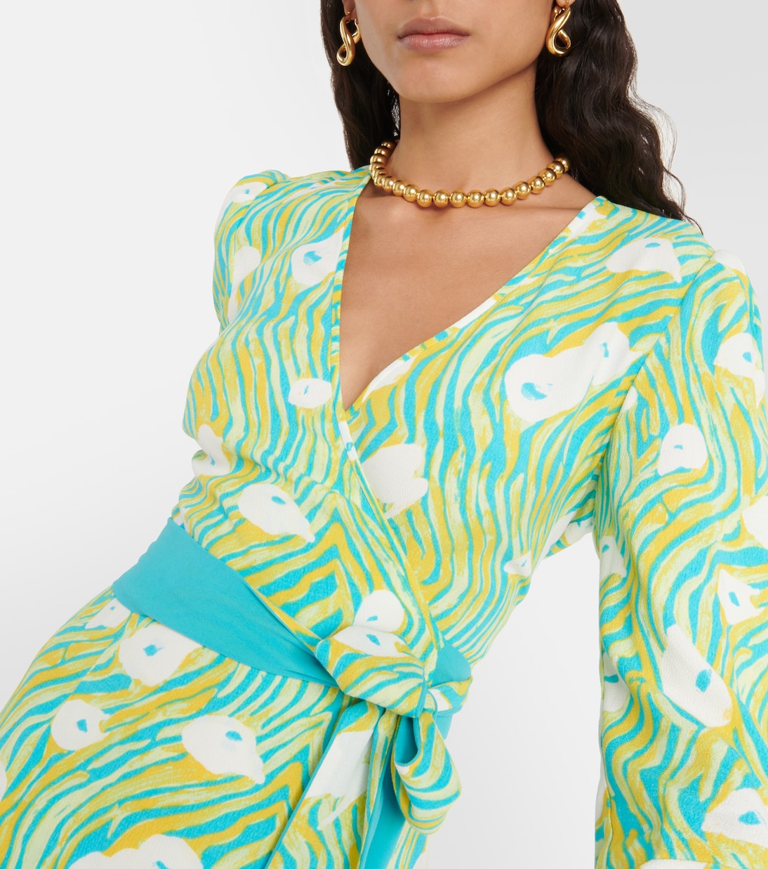 Miniabito con cintura e stampa | Diane von Furstenberg