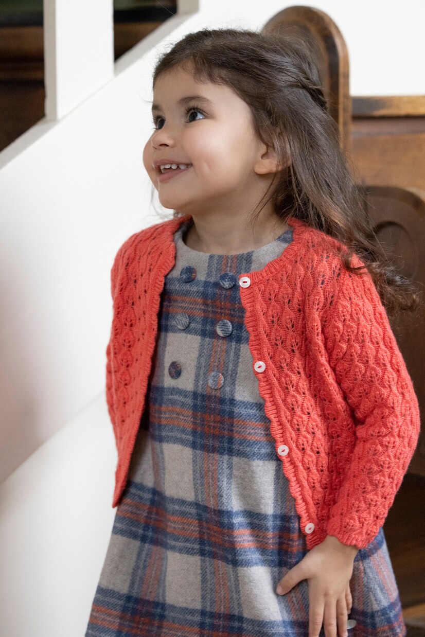 Baby open wool-blend cardigan | Tartine et Chocolat