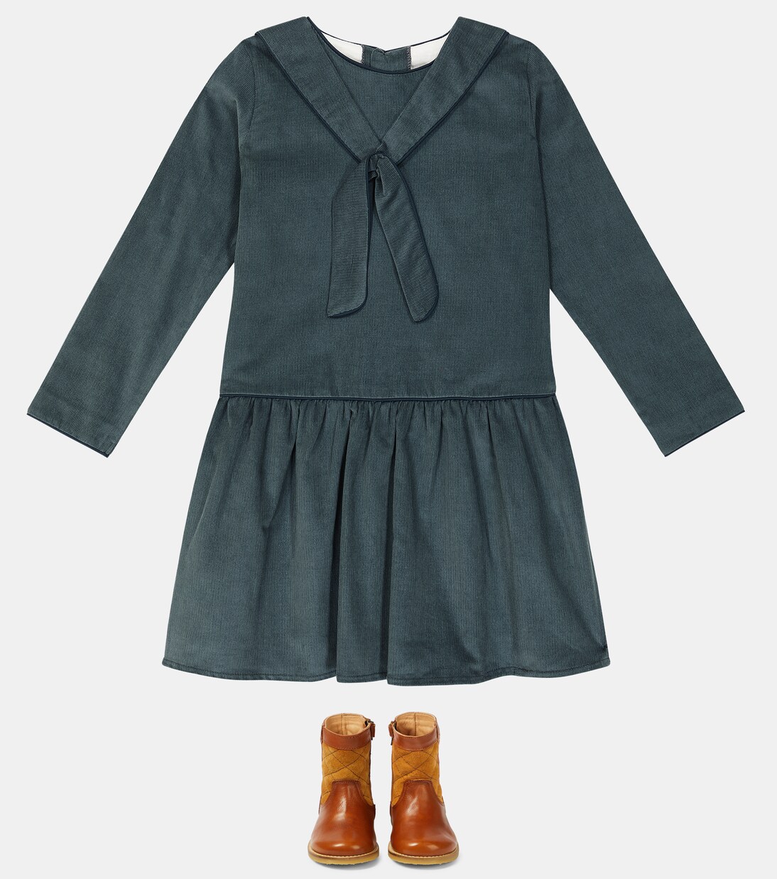 Aranda cotton corduroy dress | La Coqueta