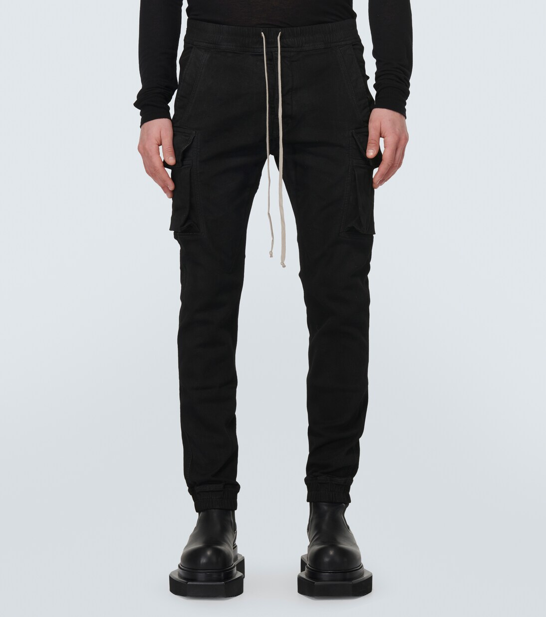 Mastodon denim cargo pants in black - Rick Owens | Mytheresa Mastodon denim cargo pants in black - Rick Owens | Mytheresa