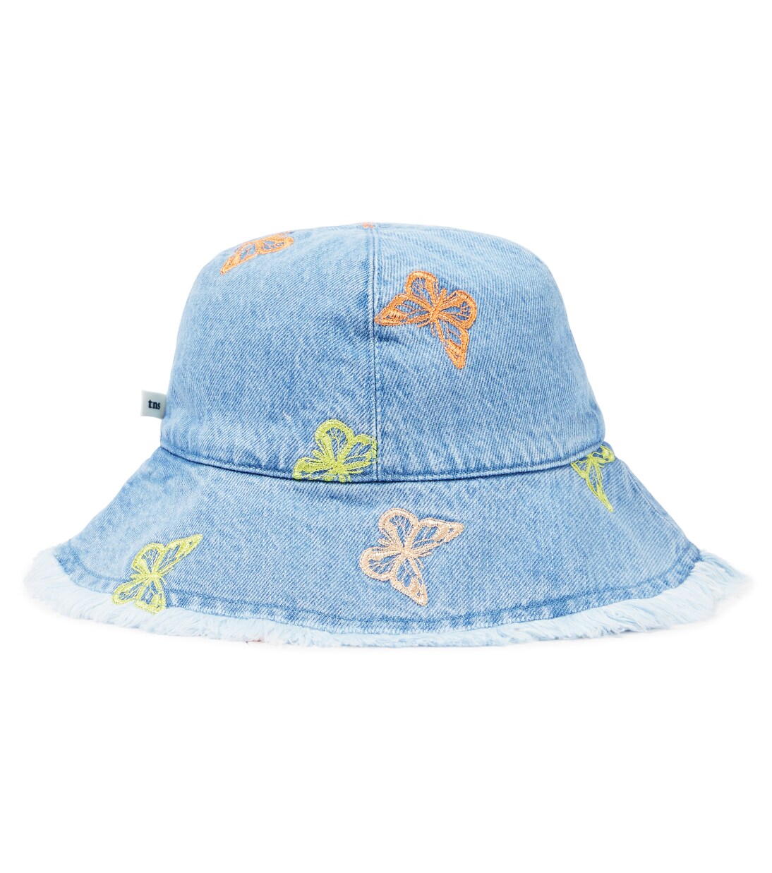 Burbank embroidered denim bucket hat | The New Society