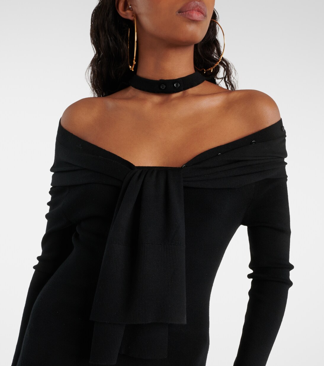 Midikleid La Robe Doble aus einem Wollgemisch | Jacquemus