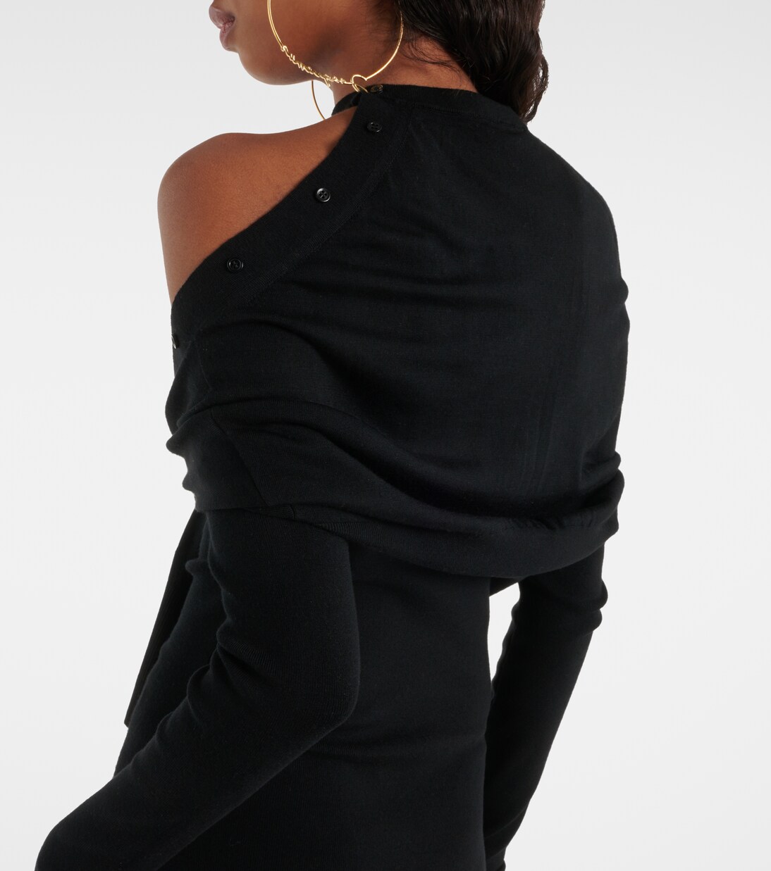 Midikleid La Robe Doble aus einem Wollgemisch | Jacquemus