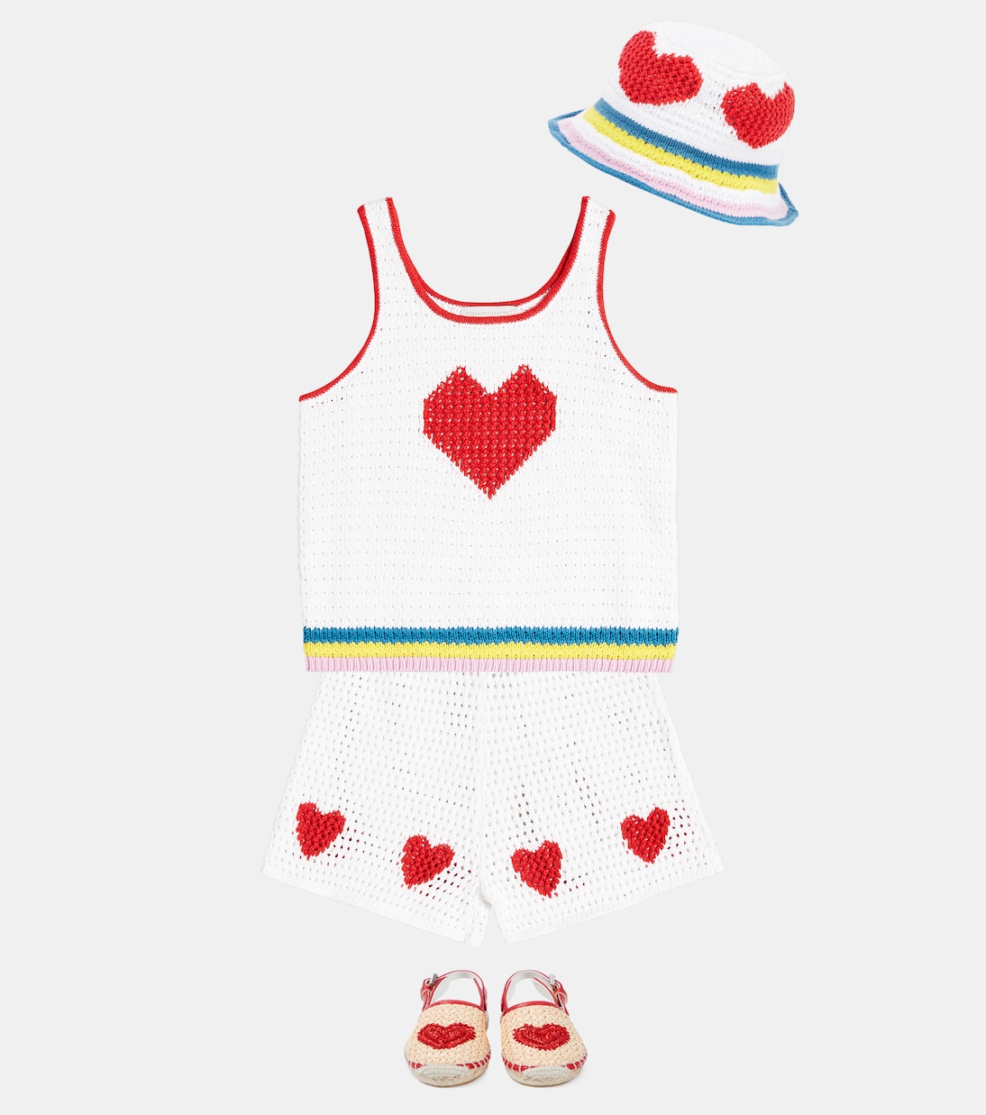 Knit canvas bucket hat  | Stella McCartney Kids