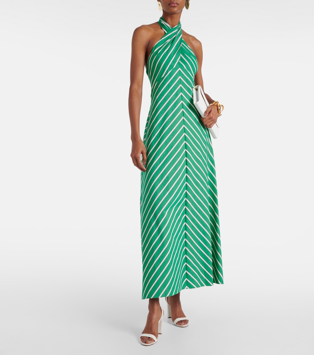 Slingback-Sandalen So Nude 85 aus Leder | Aquazzura