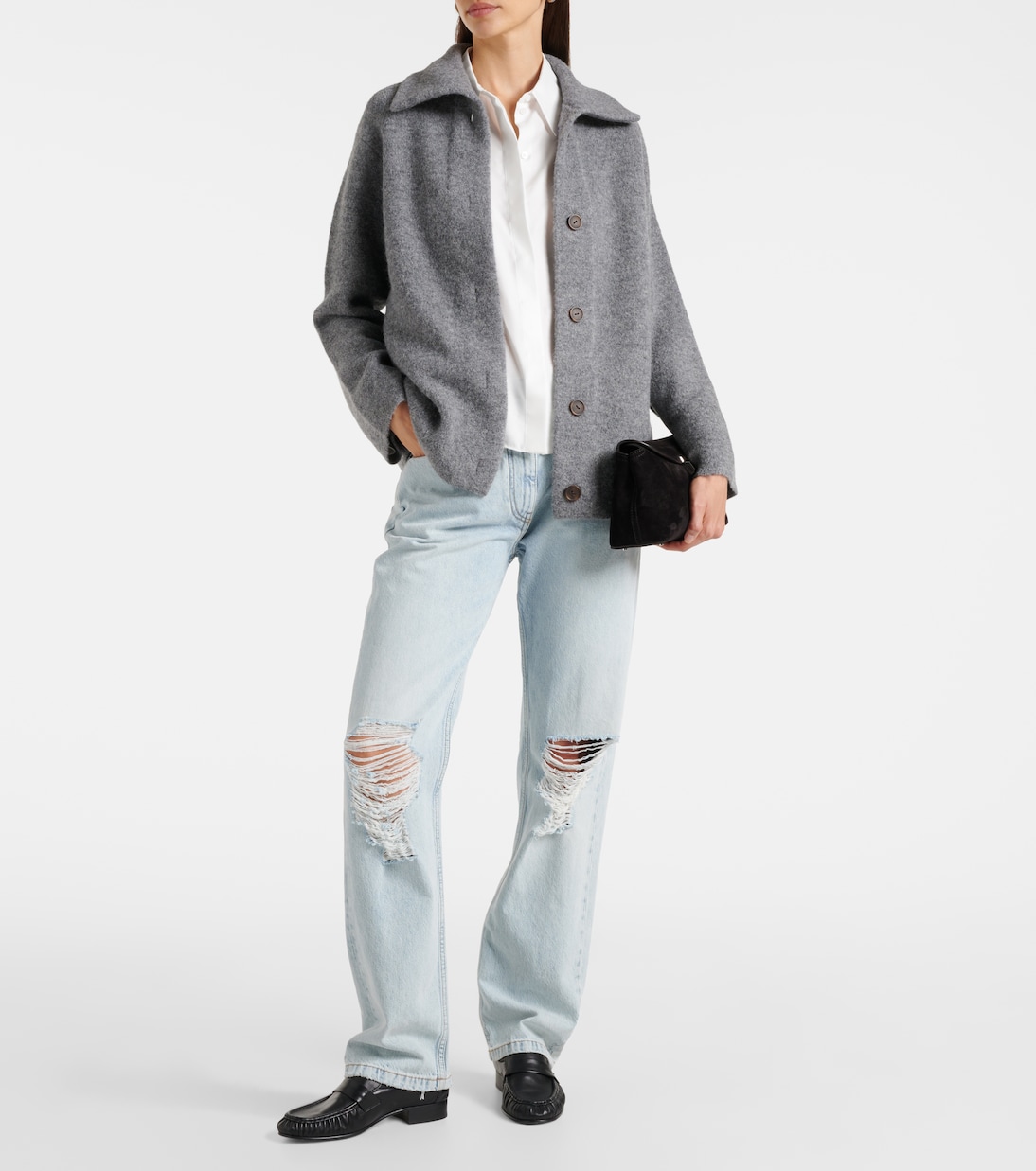 Cardigan aus einem Wollgemisch | Vince