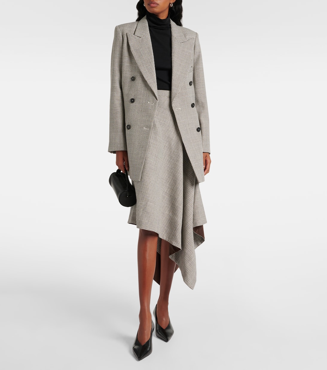 Midirock Mouline Duparc aus einem Wollgemisch | Joseph