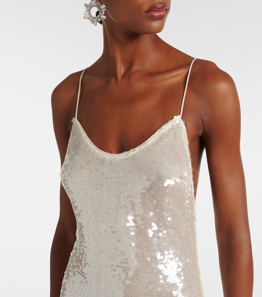 Sequined open-back gown  | The New Arrivals Ilkyaz Ozel