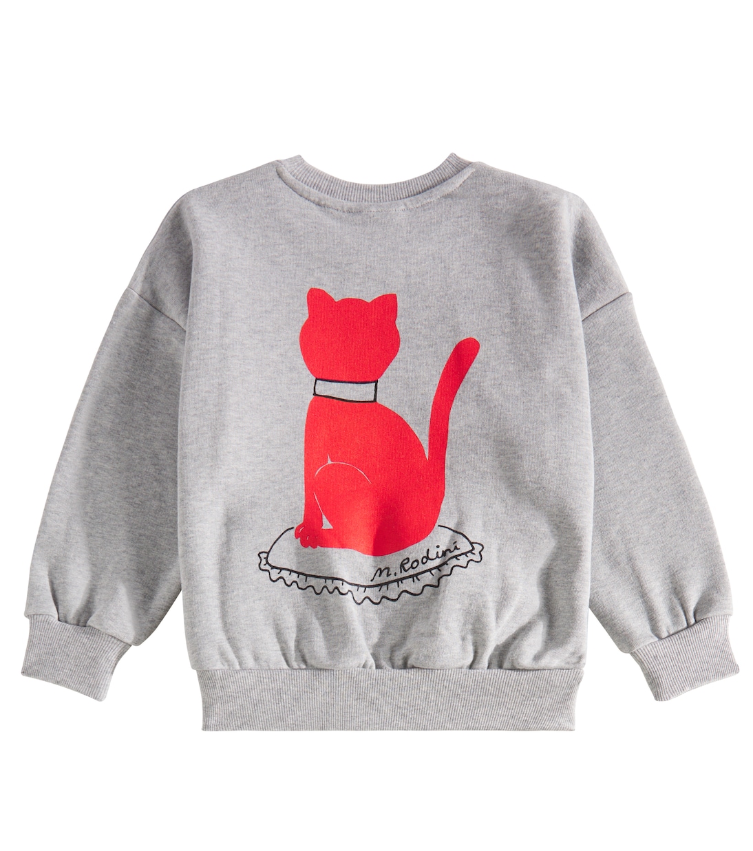 Printed cotton jersey sweatshirt | Mini Rodini