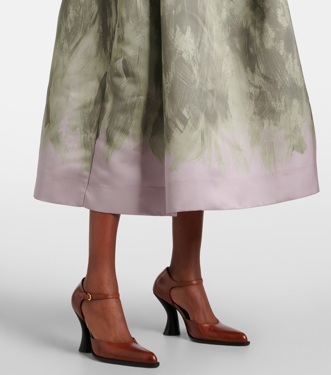 Satin midi skirt | Dries Van Noten