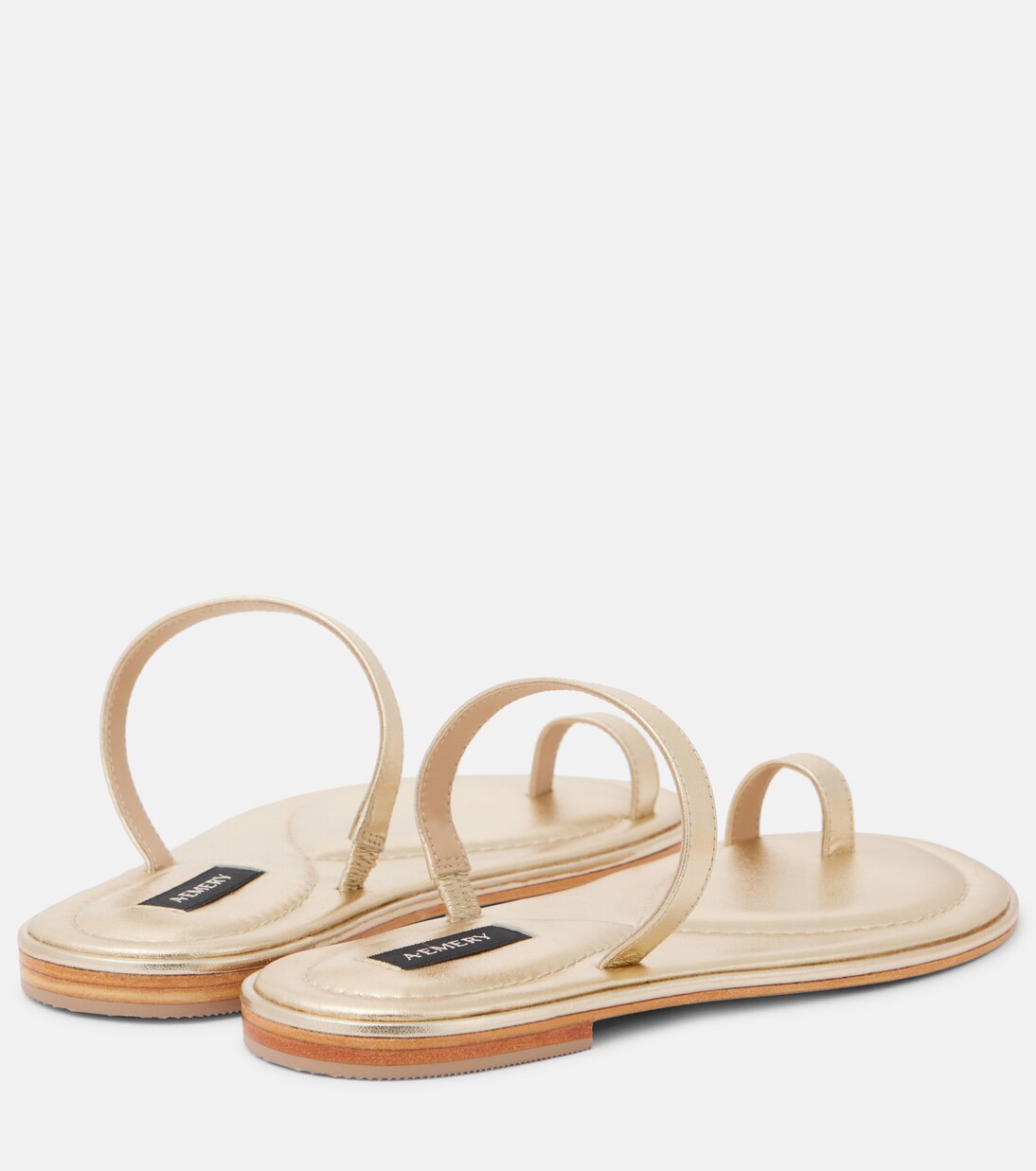 Turi metallic leather sandals | A.Emery