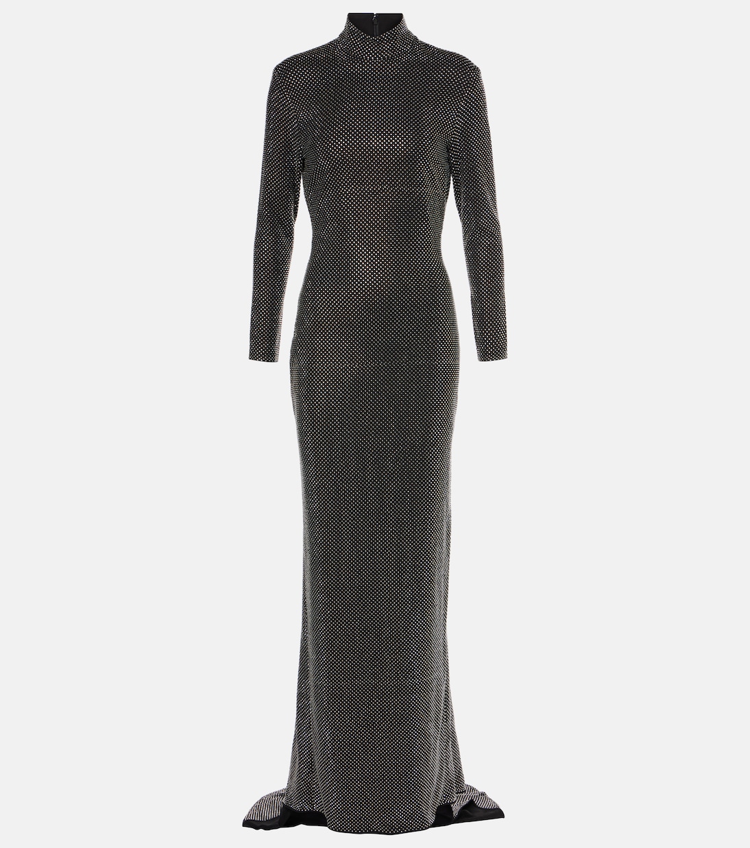 Abito lungo Vivienne con cristalli | Solace London