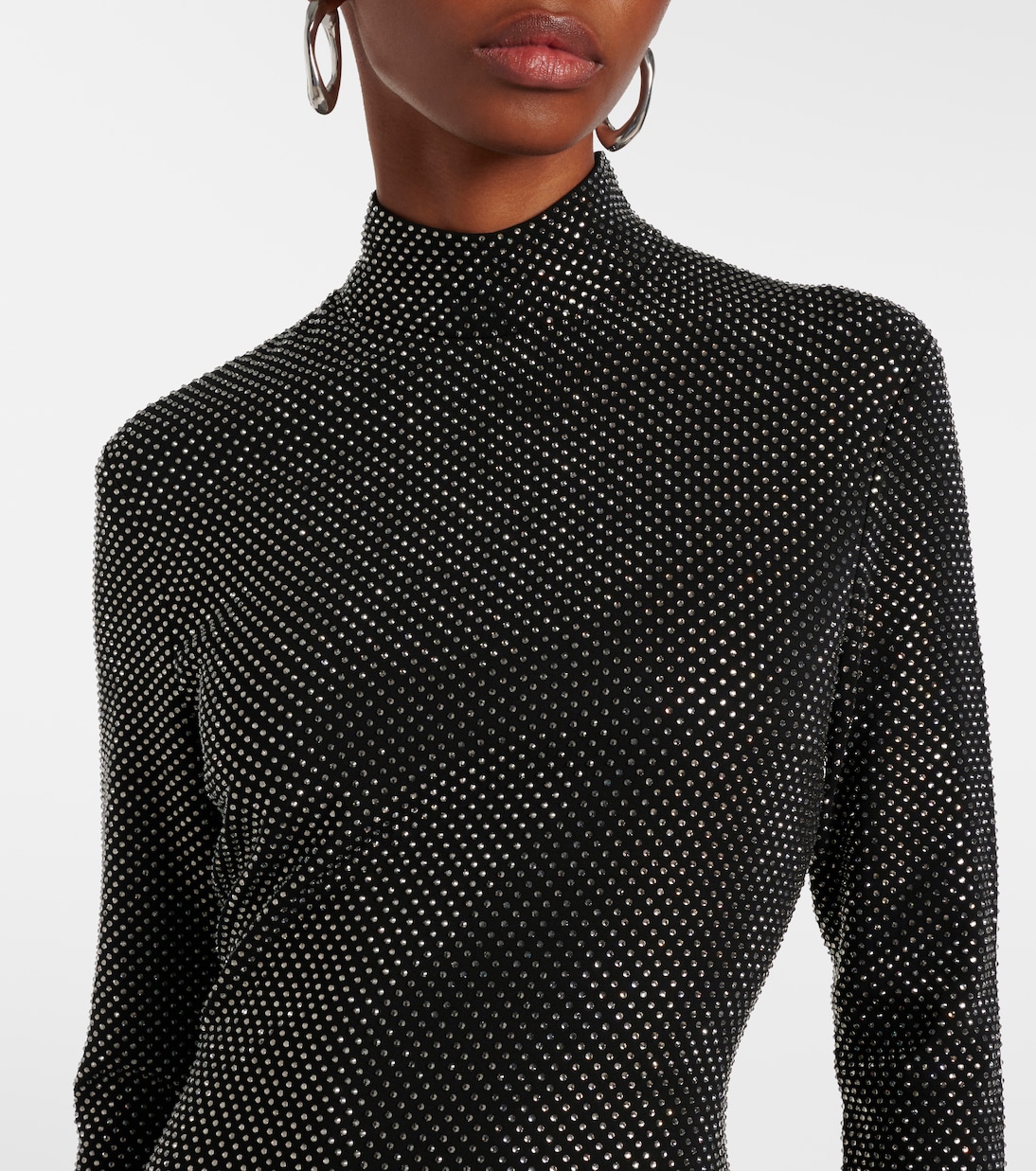 Abito lungo Vivienne con cristalli | Solace London