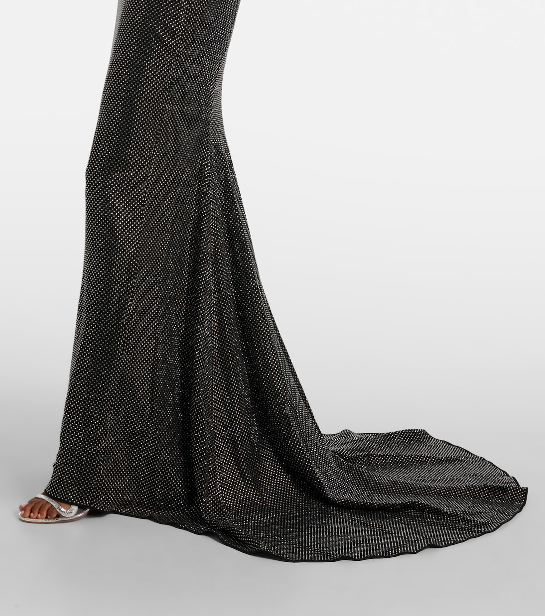 Abito lungo Vivienne con cristalli | Solace London