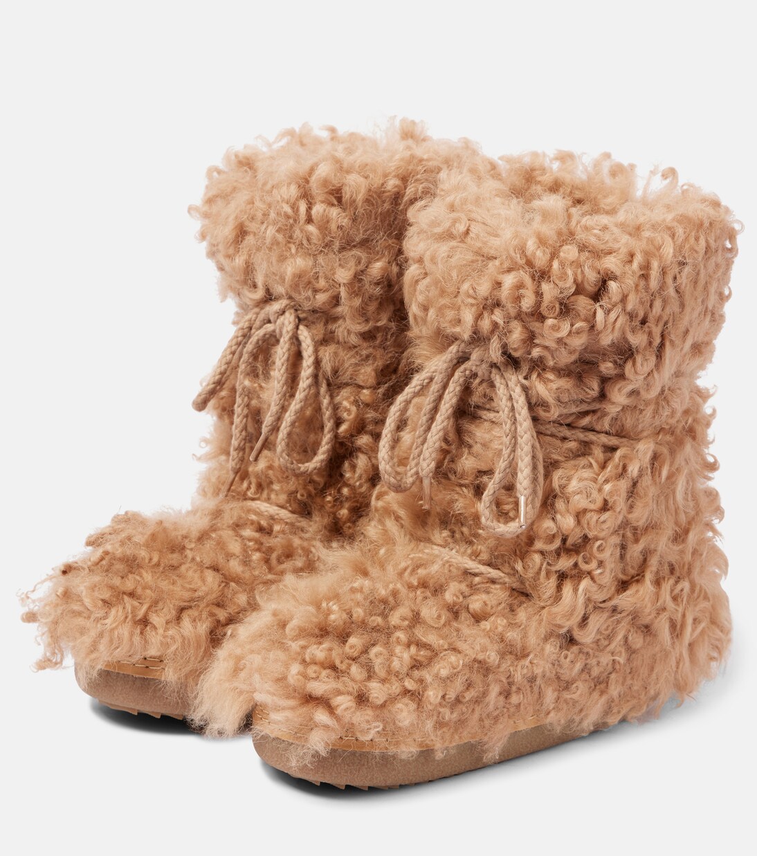 Long Curly High shearling snow boots | Inuikii