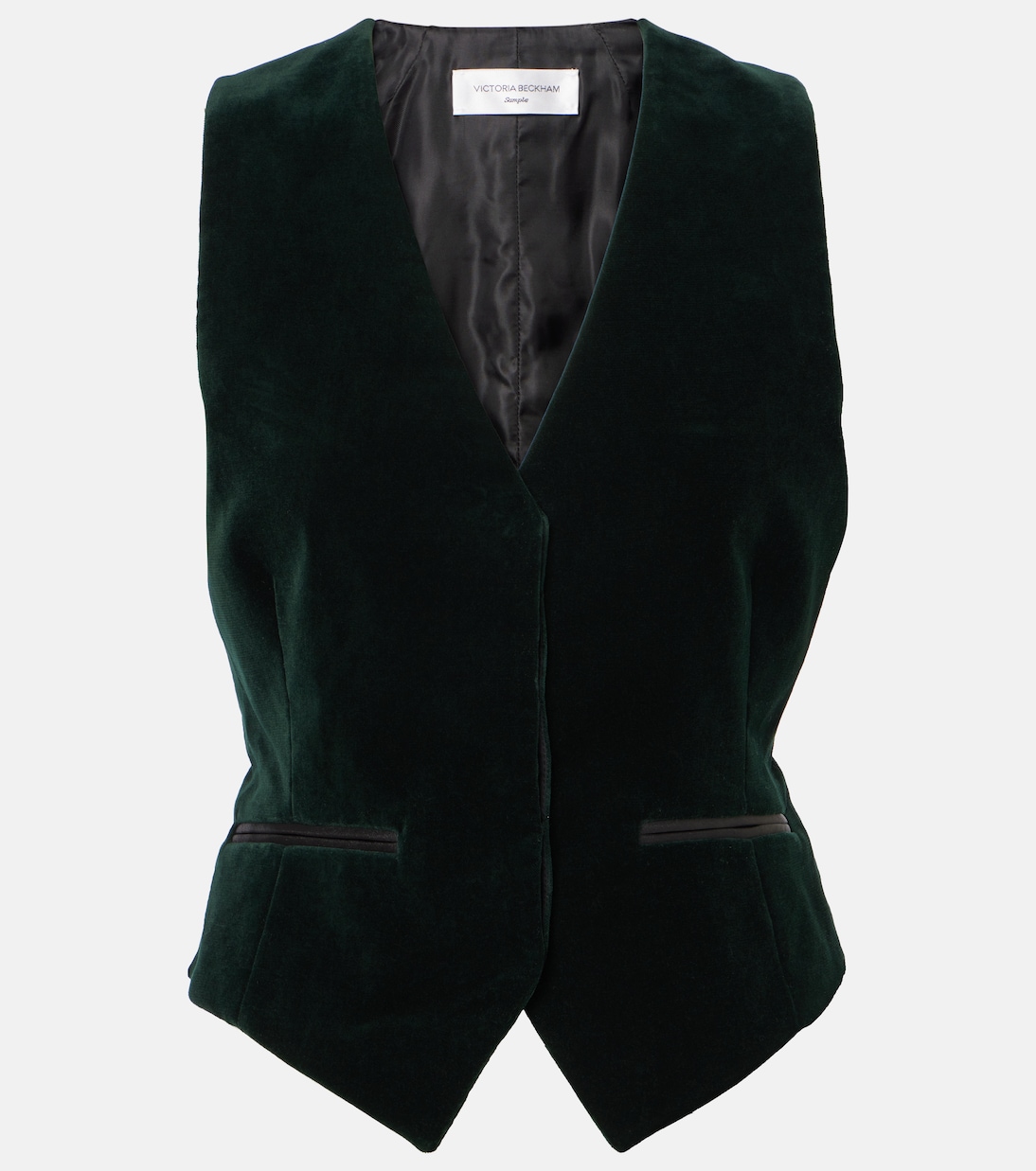 Gilet de costume en velours | Victoria Beckham
