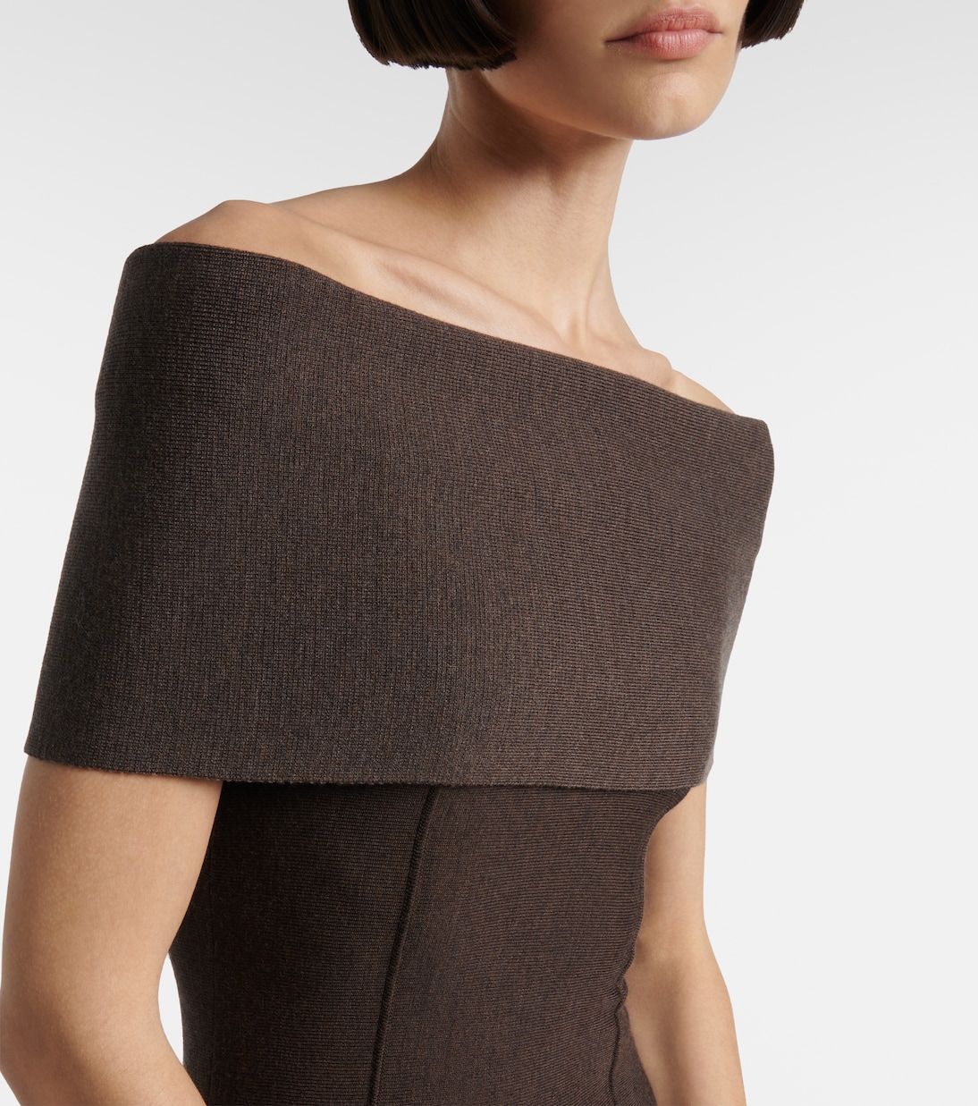 Abito lungo Ava in misto lana | Khaite