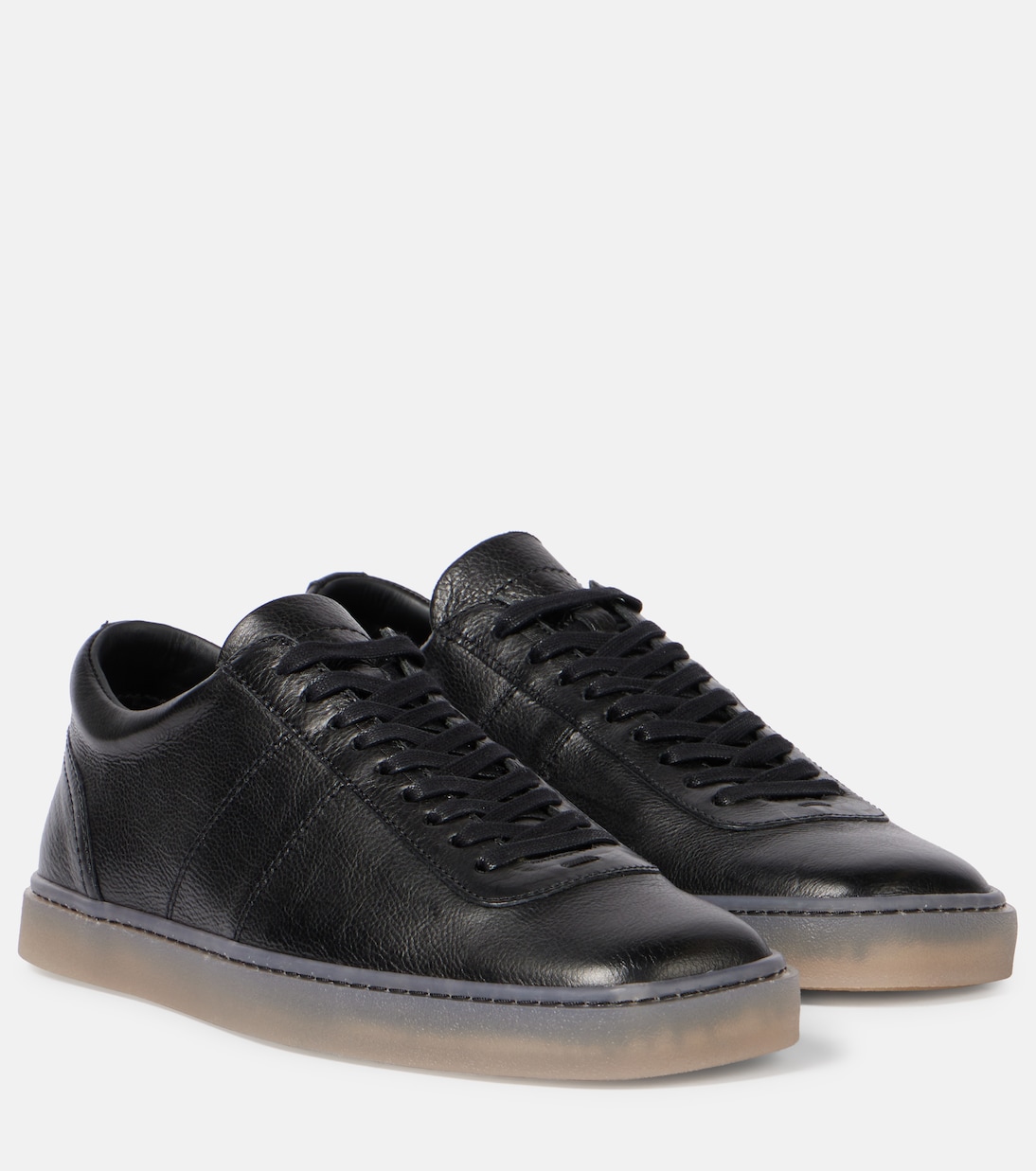 Linoleum leather low-top sneakers | Lemaire