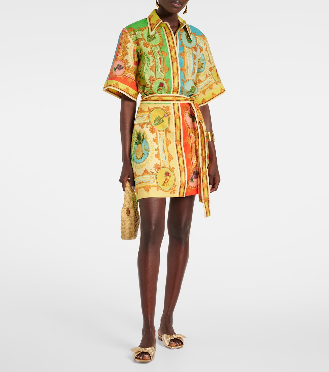 Vargas 10 metallic leather mules | Malone Souliers