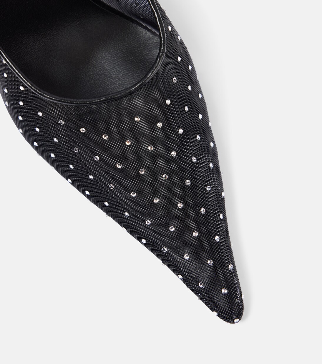 Crystal-embellished mesh pumps | Magda Butrym