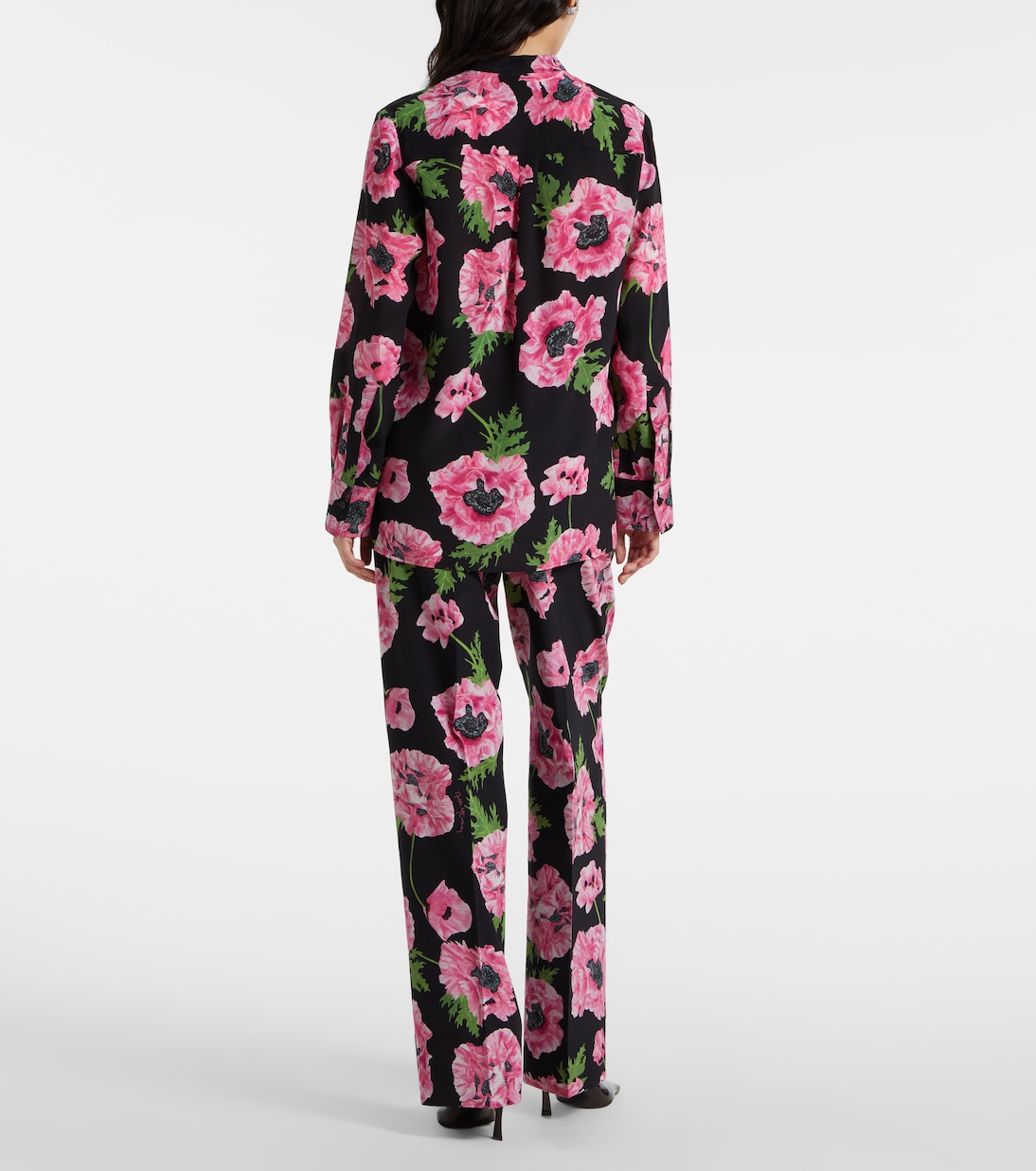 Bedrucktes Hemd Poppy aus Seide | Stella McCartney