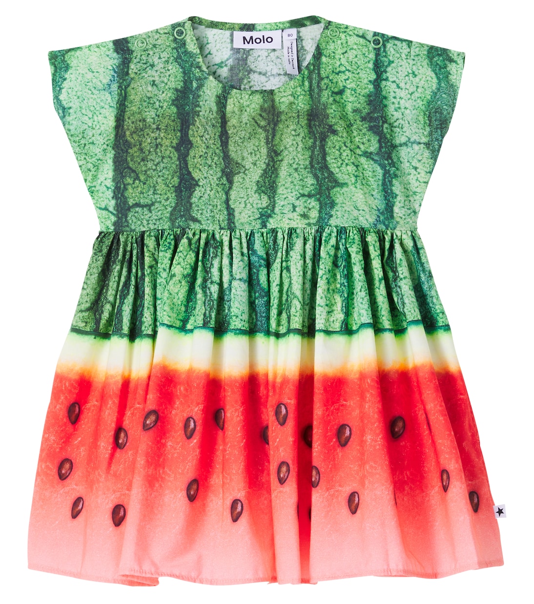 Baby Channi printed cotton dress | Molo