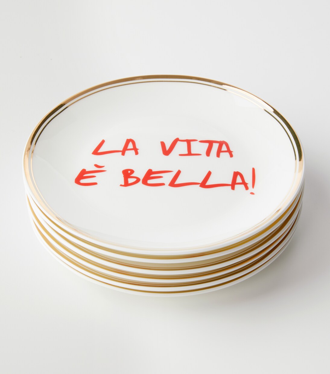La Vita È Bella set of 6 plates | Bitossi