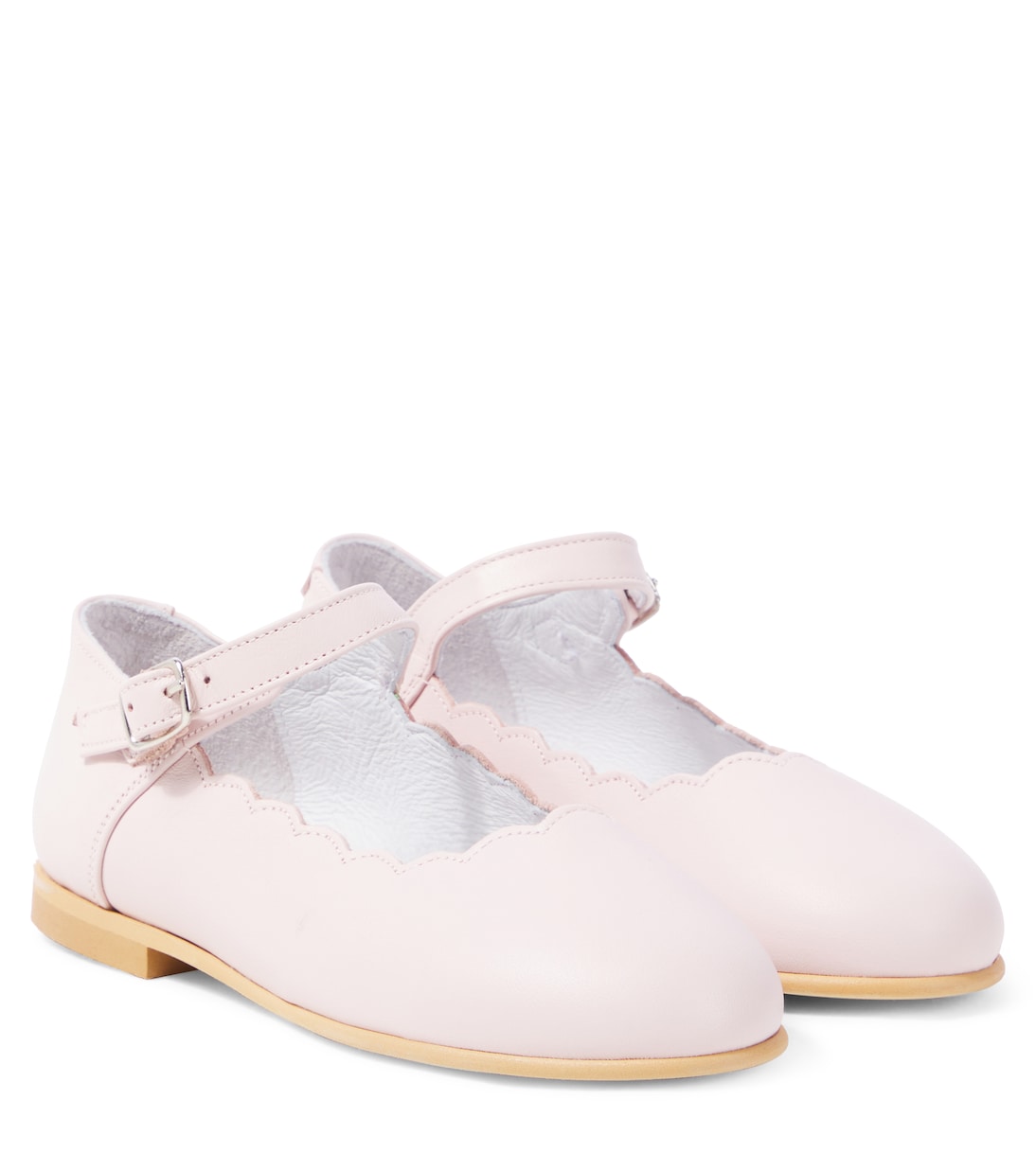 Leather Mary Jane flats | La Coqueta