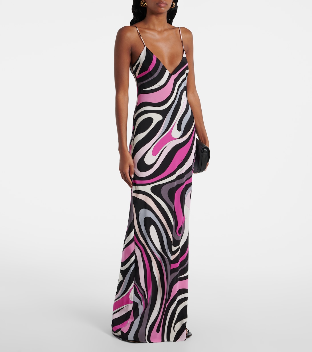 Abito sottoveste Marmo in crêpe de chine | Pucci